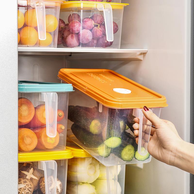 冰箱保鮮收納盒抽屜式雞蛋食品級冷凍廚房雜糧水果密封儲物神器