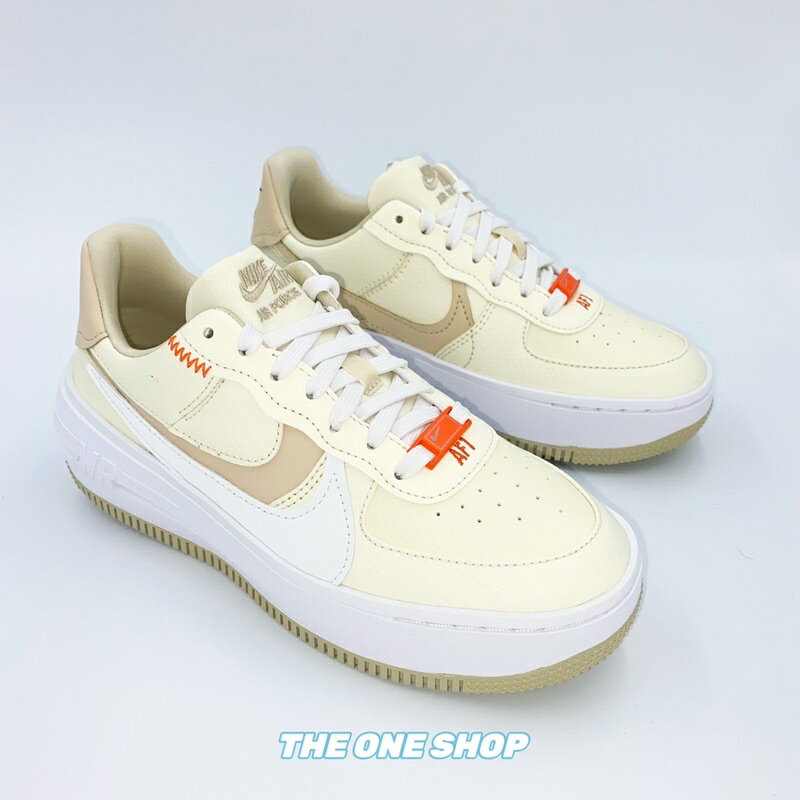 NIKE AIR FORCE PLATFORM 厚底增高奶茶色奶油色DZ2755-121 | The One