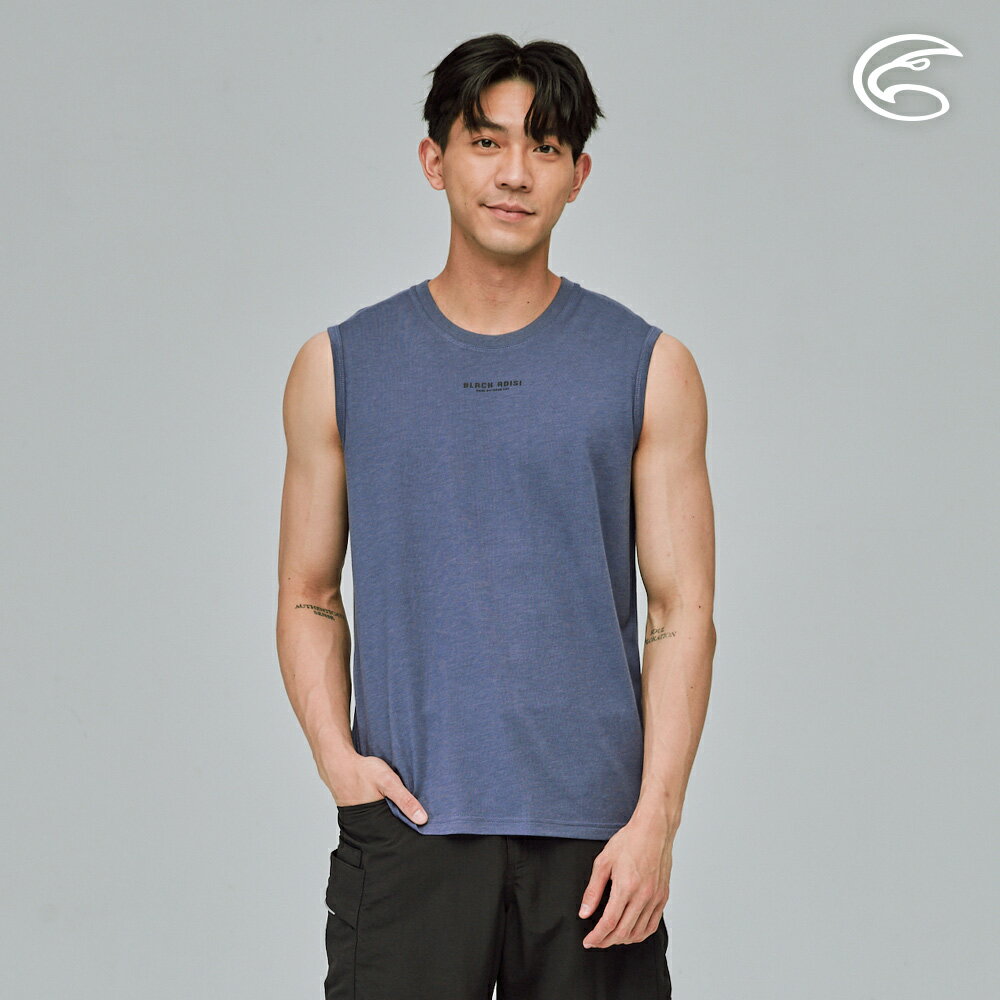 ADISI 男天絲鋅離子消臭快乾背心AV2311115 (S-2XL)｜仿棉感 親膚 涼感 抗UV 除臭 吸濕排汗