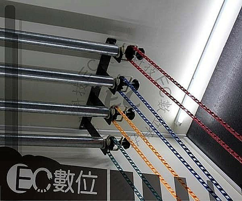 【EC數位】背景布升降支架 B-4W B4W 鏈條升降型背景架 四軸背景布升降架 活動捲軸架 手動背景架 背景紙架 2