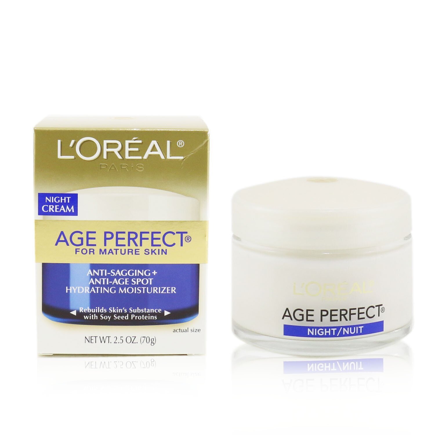萊雅 L'Oreal - 完美歲月晚霜 Skin-Expertise Age Perfect Night Cream( 成熟肌膚)