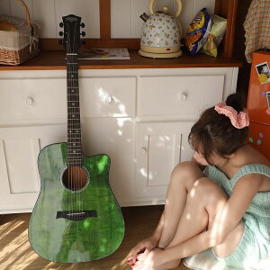 單板民謠吉他 成人初學者學生女男新手入門木吉他 40寸41寸樂器 交換禮物全館免運