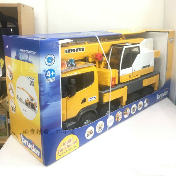 【Fun心玩】RU3570 麗嬰公司 德國製造 BRUDER 1：16 大吊車 吊車型 工程車 大型汽車 兒童玩具 禮物 0