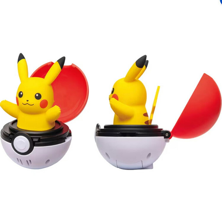 【全館95折】Pokemon 寶可夢 彈彈有聲精靈球 皮卡丘 伊布 耿鬼 可達鴨 新葉喵 精靈球 有聲玩具 日本正版 該該貝比日本精品 4