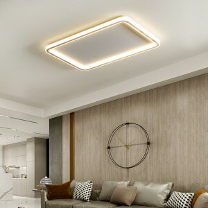 光印北歐超薄客廳吸頂燈簡約現代網紅燈具創意個性長方形臥室燈