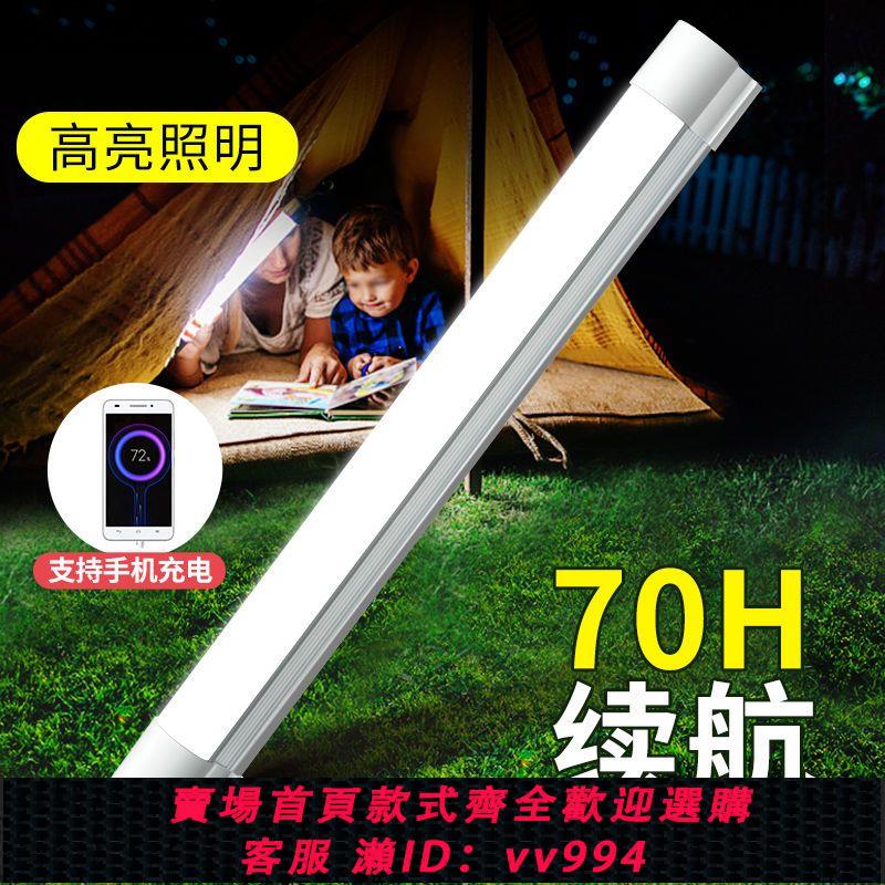 {公司貨 最低價}充電式LED家用停電應急照明燈磁鐵吸附燈戶外移動超亮夜市擺地攤