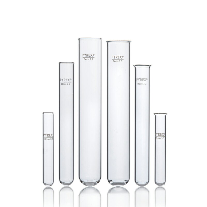 《PYREX》平口試管有商標 Tube, Test Tube, medium wall, Resuable