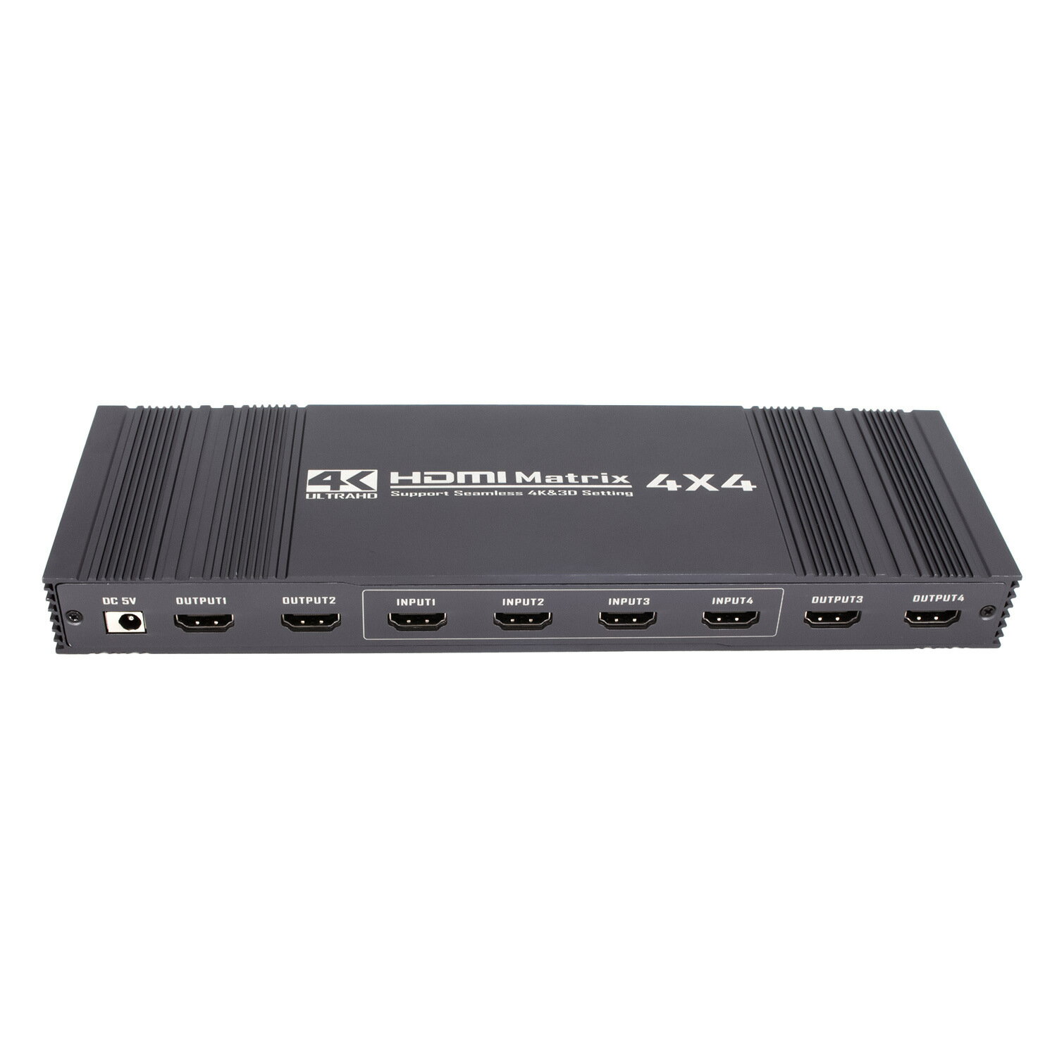 【易控王】4K HDMI4x4 四進四出 矩陣切換器 無縫切換 遠端遙控 (40-216-03)
