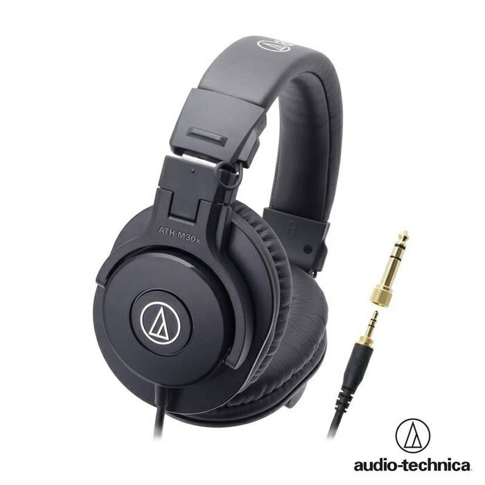 【EC數位】鐵三角 ATH-M30x 高音質錄音室用專業型監聽耳機 混音 專業監聽耳機 高清晰