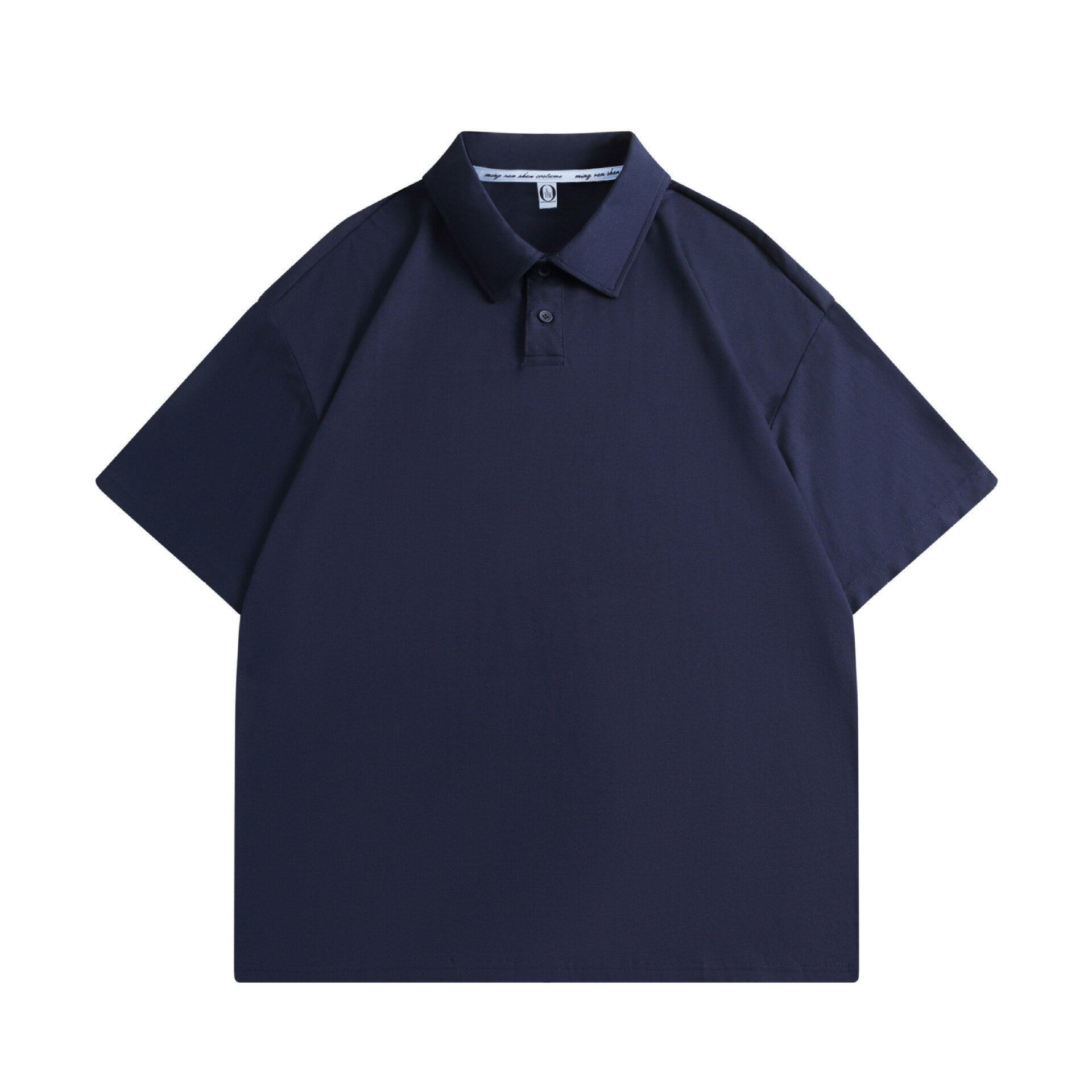 【喜挖】200g春夏潮牌考拉貼標純棉POLO衫短袖男女款寬鬆翻領T恤潮流百搭 0