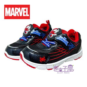 MARVEL漫威 SPIDER-MAN蜘蛛人 童鞋 電燈鞋 運動鞋 休閒鞋 [MNKX35710] 紅黑 MIT台灣製造【巷子屋】