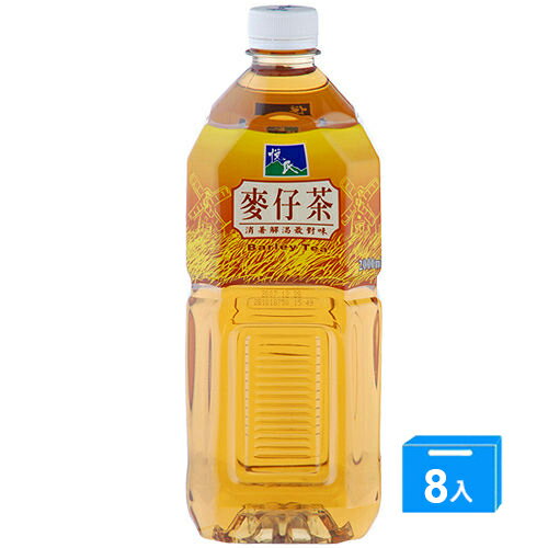 悅氏礦泉麥茶2000ml*8入/箱【愛買】