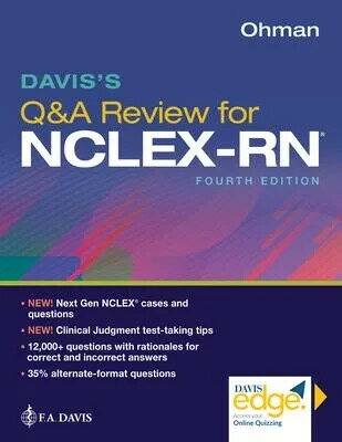Davis's Q & A Review for NCLEX-RN (1版) Ohman 2023 F.A.Davis