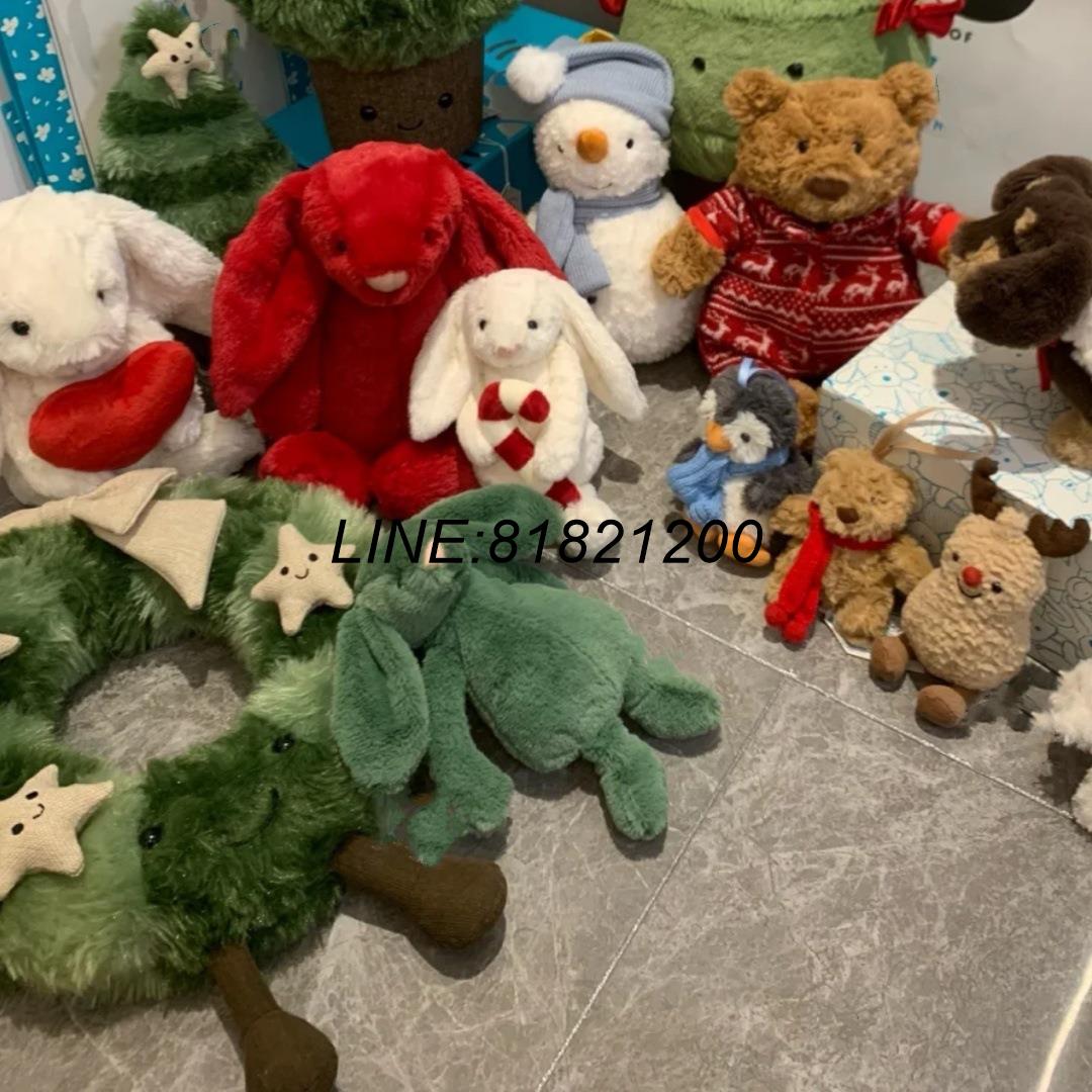 公仔 聖誕禮物 公司貨 免運 Ivy Bunny 常春藤邦尼兔趙美延同款邦尼兔聖誕節玩偶公仔可愛毛絨
