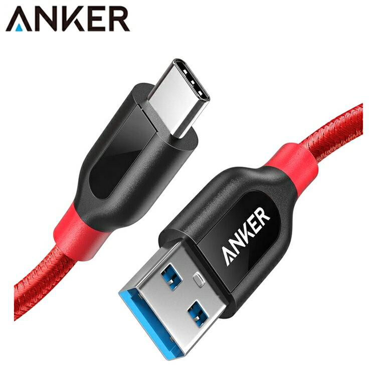 又敗家 美國anker手機傳輸線powerline 編織0 9米type C充電線即usb C To Usb3 0充電線usb C轉usb充電 線macbook充電線switch傳輸線 台灣樂天市場