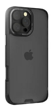 【HODA】柔石軍規防摔保護殼 一般款 無磁吸 iPhone 16 系列 iPhone 16 Plus (16+) 銀河黑