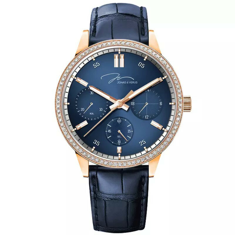 送禮首選★J&V 極簡系列玫瑰金腕款41mmY00820-Q6.PPLLL 附提袋【全館滿額折價★APP下單點數4倍送】線上購買享_實體門市同步服務