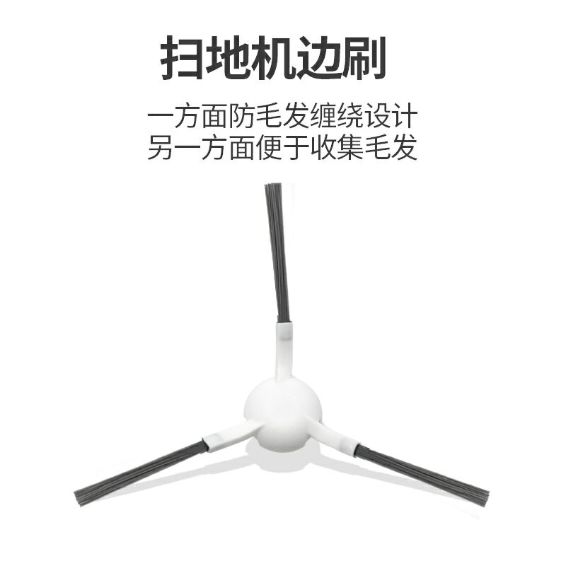 適配小米米家H40掃拖地機器人配件滾刷邊刷濾網塵袋邊刷清潔劑液