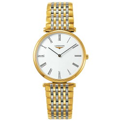 LONGINES 浪琴錶 L47552117嘉嵐石英超薄優雅腕錶/白面36mm