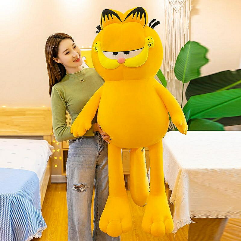 卡通加菲貓公仔玩偶毛絨玩具加肥貓咪抱枕女生睡覺床上大號布娃娃（45cm以上的商品麻煩客人選擇宅配哦，謝謝）