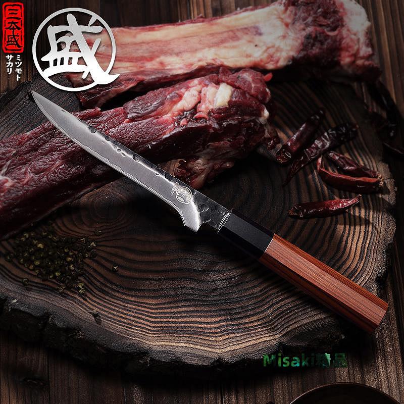 剔骨刀日本風鍛打屠夫剔殺豬刀剔骨專用豬切剃骨鋒利分割殺羊刀-Misaki精品