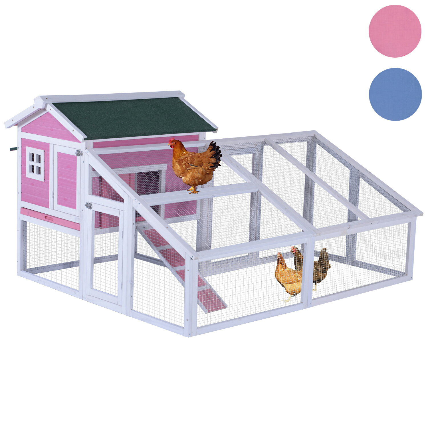 Mcombo Lovupet 70 Wooden Chicken Coop Hen House Rabbit Hutch Big