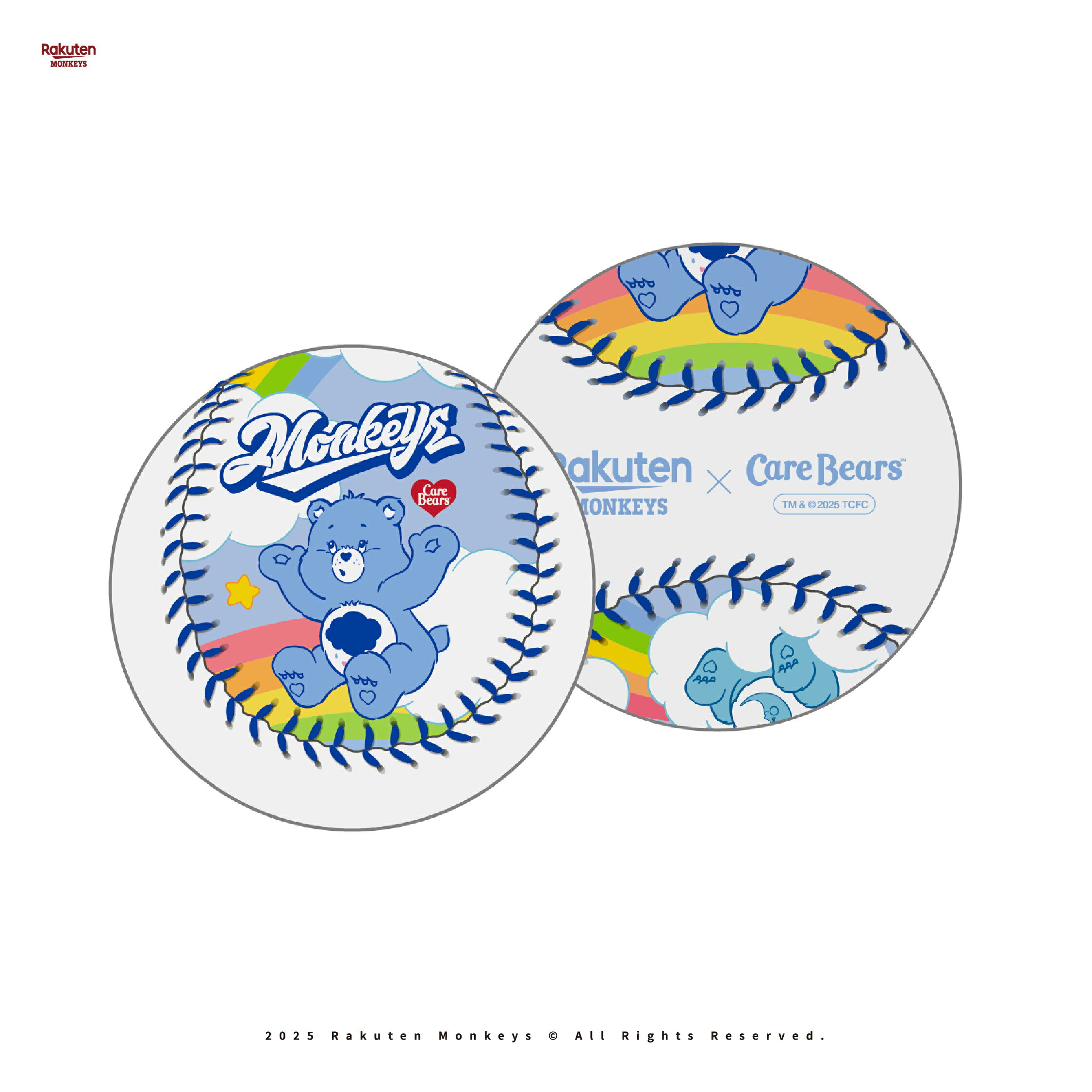 【預購】Rakuten Monkeys × Care Bears™ - 紀念球(3款)