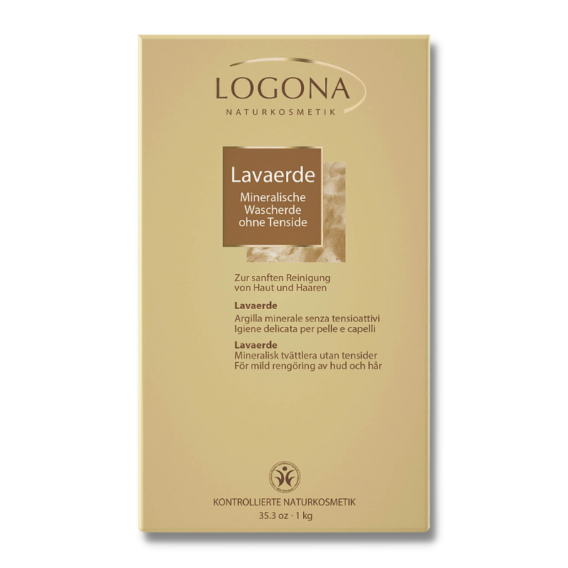 【即期良品】德國 LOGONA 諾格那 火山熔岩土粉 1 kg 溫和 清潔 熔岩土 頭髮 肌膚 附發票【心心哈德】現貨 全館499超取免運｜全場下殺★滿額再享折扣