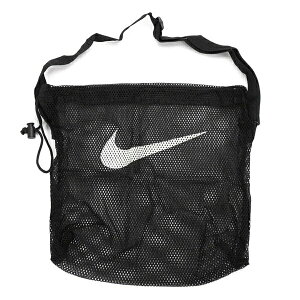 Nike [DH00118-002] 單顆裝 網袋 籃球 足球 球類 運動 攜帶方便 附肩袋 不含球 黑