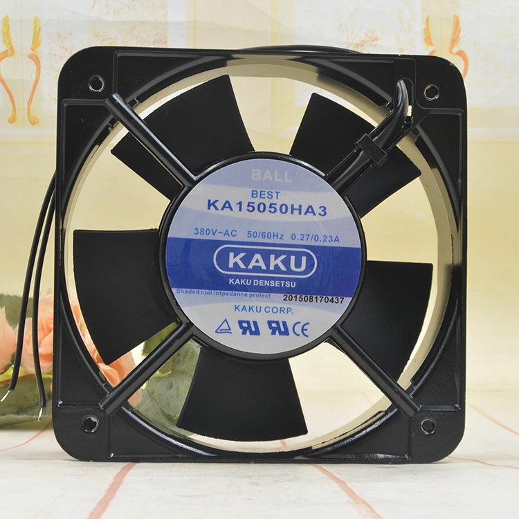 KAKU 卡固 KA1525 15050HA3 380v 0.27/0.23A 15CM機柜防水風扇