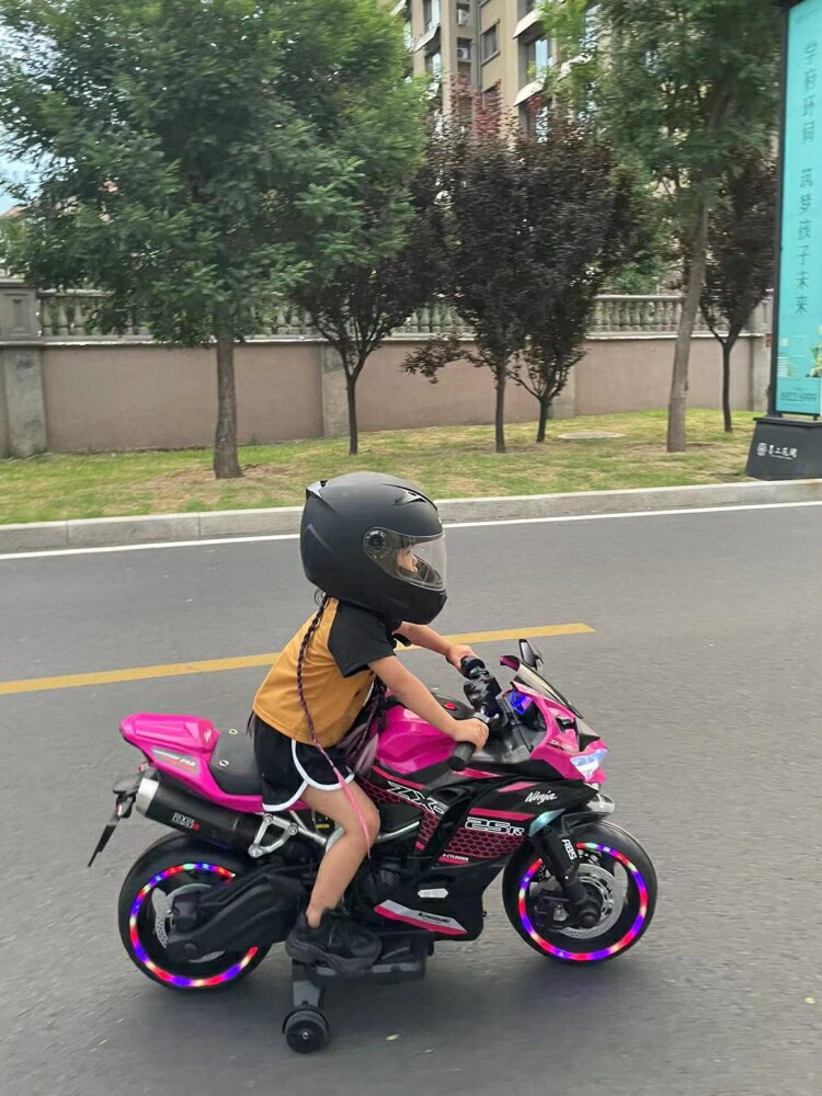 超大號兒童電動摩托車越野可坐雙人座男女小孩寶寶兩輪機車2-39歲