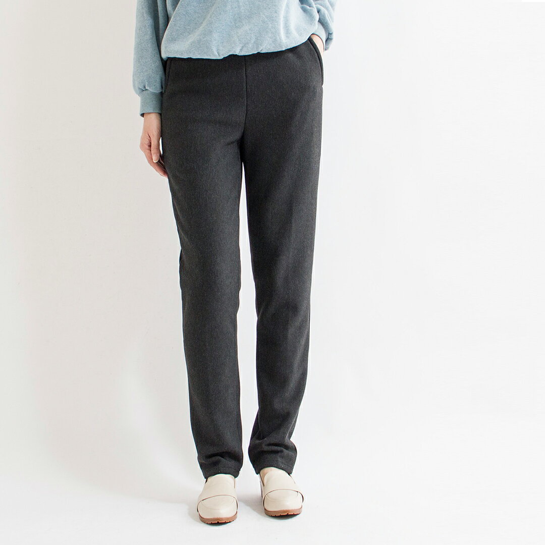 MIT厚刷毛側拉鍊直筒保暖褲(M-3L)【B350120】