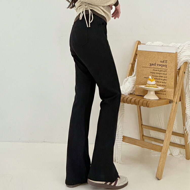 抗皺彈力喇叭褲(S-3L)【B370480】