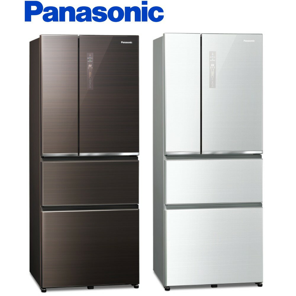 Panasonic國際牌 500L四門無邊框玻璃系列電冰箱 NR-D501XGS【寬72*深69.5*高183】