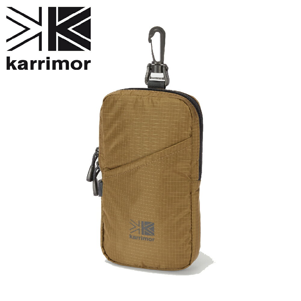 【Karrimor 英國 TC padded pouch多功能輕旅收納包《土狼棕》】53618TCPP/吊掛包/手機包/休閒包