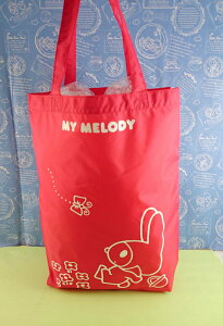 【震撼精品百貨】My Melody 美樂蒂 手提袋 紅色 震撼日式精品百貨