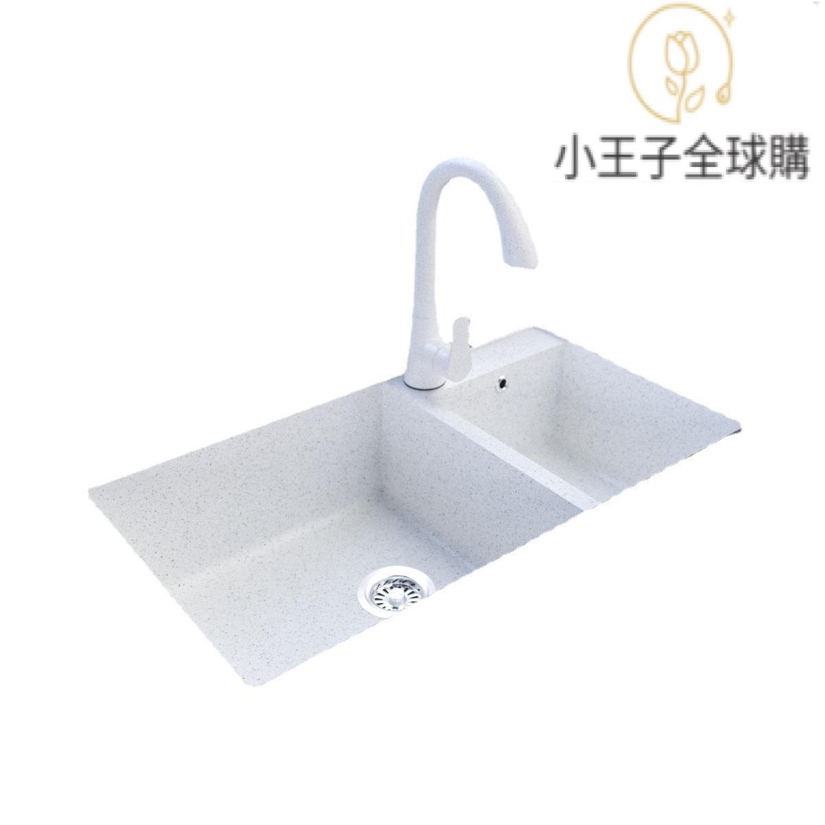 【公司現貨免運速發】開發票 支援客製【cupc認證】網紅款水槽sink日式水槽廚房石英石臺下雙槽