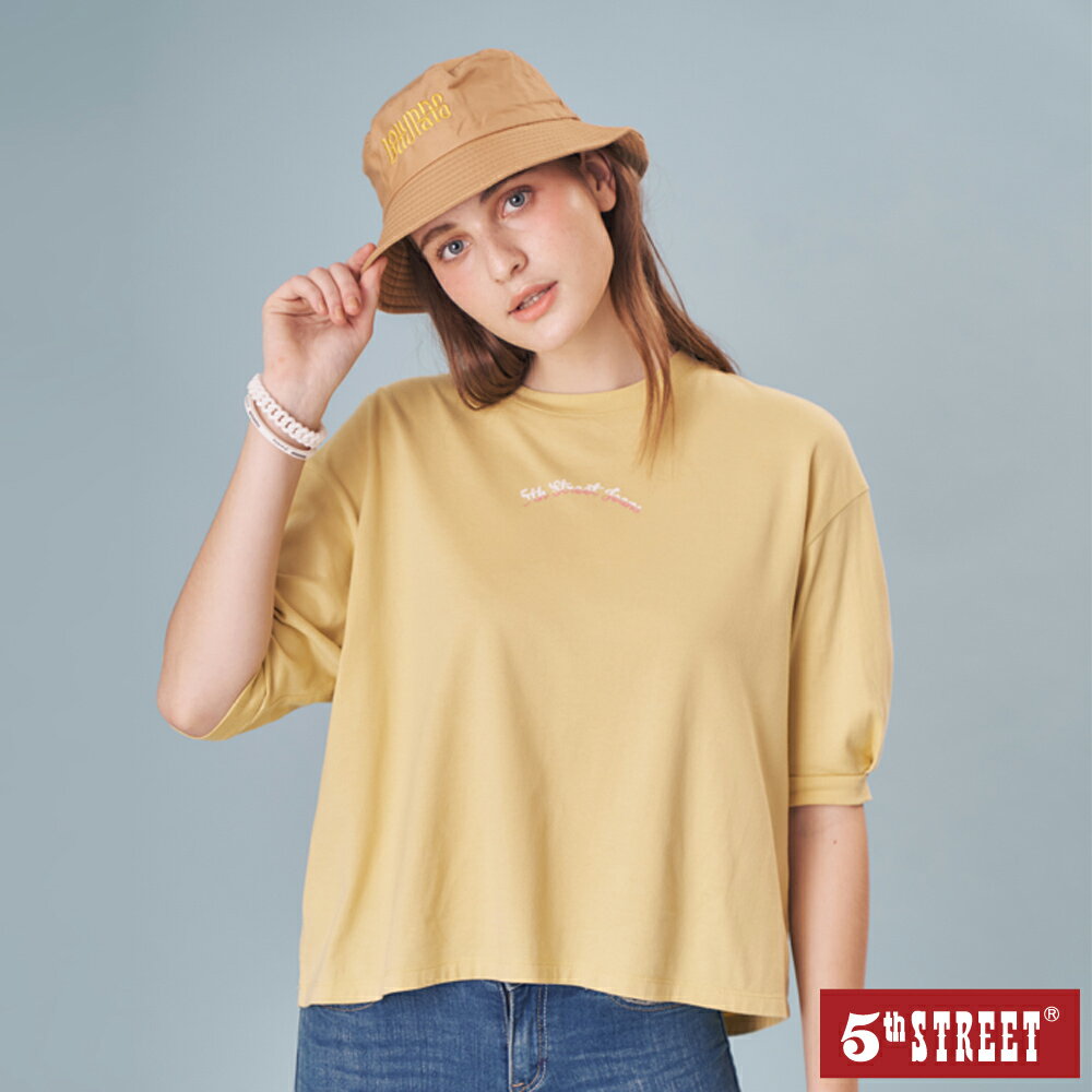 網購推薦-女寬袖造型短袖T恤