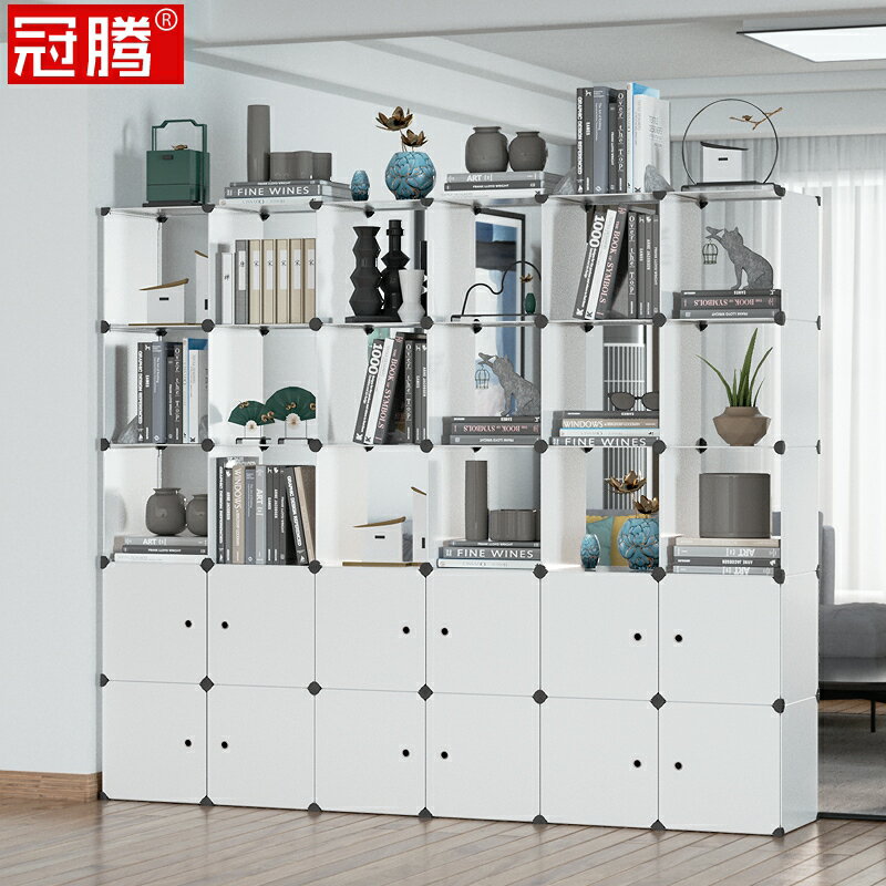 屏風隔斷置物架書架客廳玄關小戶型創意簡易租房神器裝飾網紅遮擋