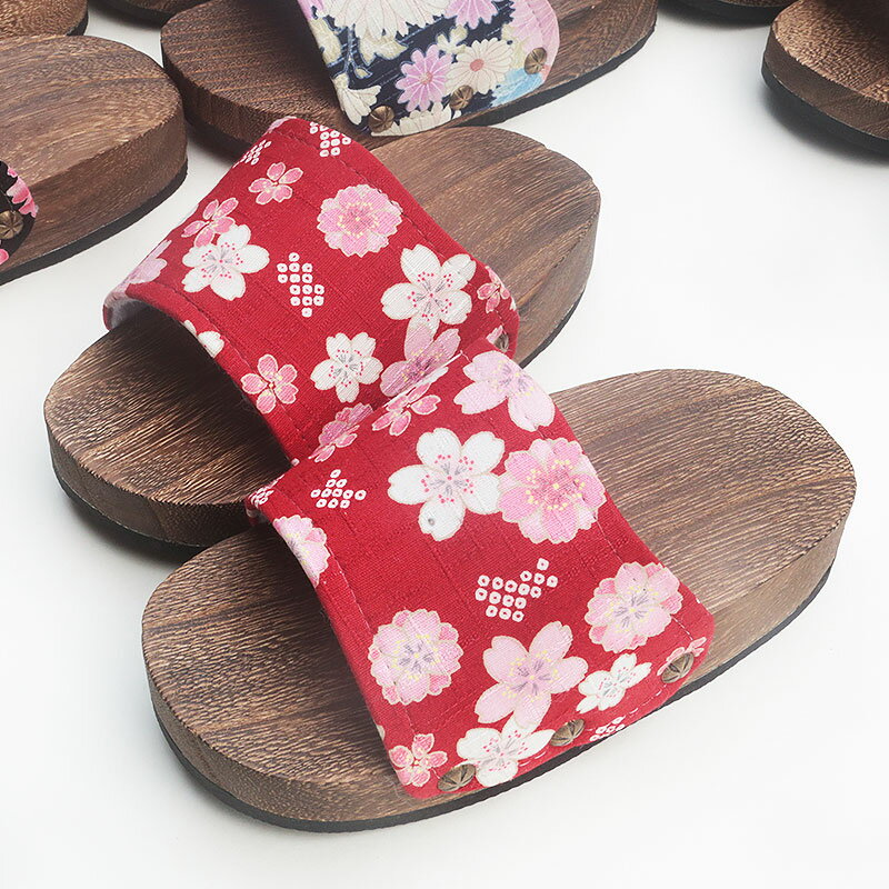木屐鞋女日本日式cos木拖鞋厚底一字包頭和風高跟夏季