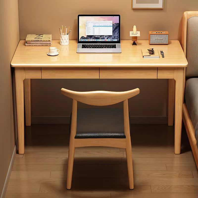 免運開發票 實木窄書桌40/50cm寬極窄簡易電腦桌小戶型臥室長條窄款桌子實木-快速出貨