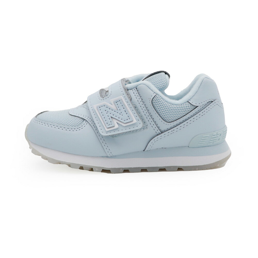 New Balance 574 NB 574 魔鬼氈 運動鞋 中童鞋 水藍 S1671 (PV574GQ)