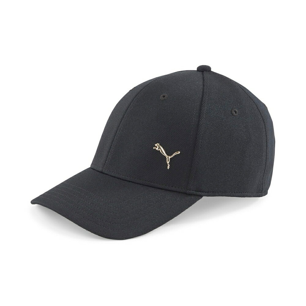 【全館滿額折】 Puma Gold Metal 黑色 防曬 遮陽 運動 休閒 棒球帽 男女款 H4868【02415801】
