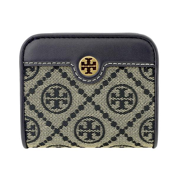 精選★TORY BURCH 時尚簡約大方 皮革 老花對摺卡包零錢包 (預購)134532~【母親節禮物★菲尼斯 國際精品3折起 春夏新品 換季下殺】