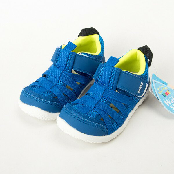 日本 IFME 健康機能童鞋 -透氣休閒鞋水涼鞋款 IF30-011721 藍 現貨