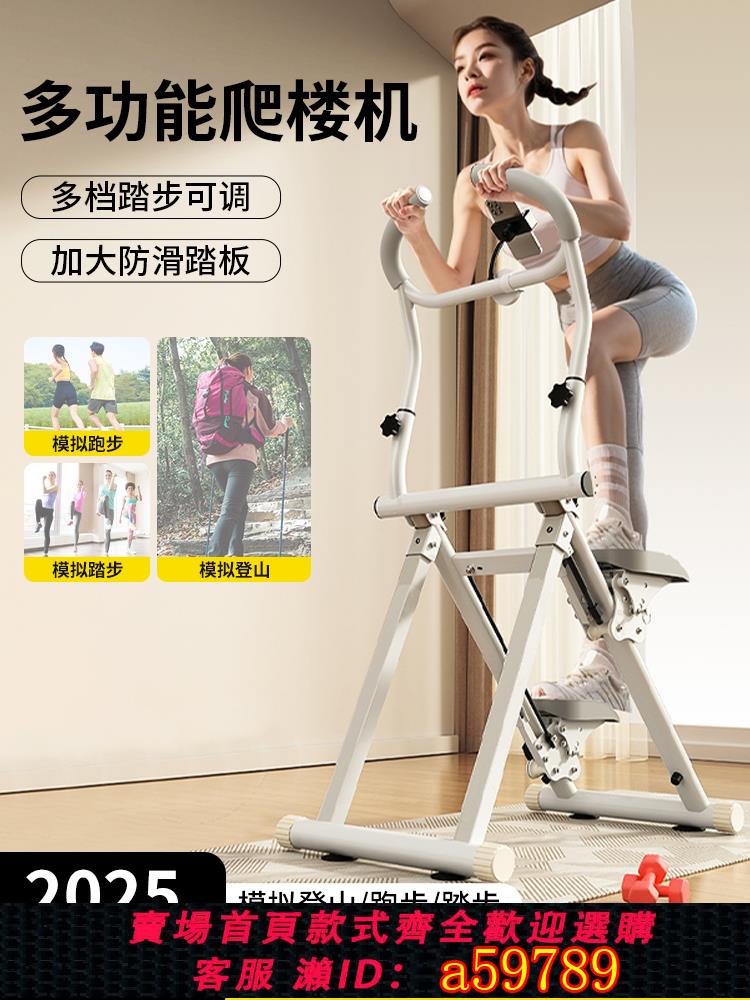 【臺灣公司 可打統編】爬樓機多功能家用健身登山攀爬機有氧運動踏步機輔助瘦腿運動器材