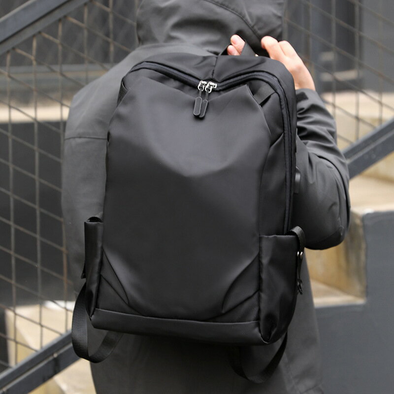 背包多功能電腦包戶外學生書包製男士商務雙肩包