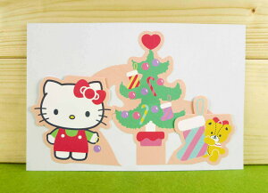 【震撼精品百貨】Hello Kitty 凱蒂貓 卡片-聖誕樹(M) 震撼日式精品百貨