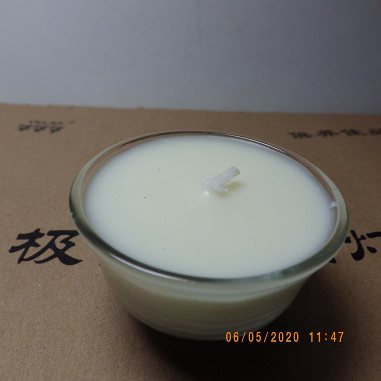 小茶碗酥油燈(8小時)白色1盒12盞(消災靜坐財神)