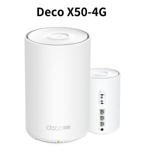 【最高折200+跨店點數22%回饋】TP-Link Deco X50-4G 4G+ AX3000完整家庭Mesh WiFi 6系統